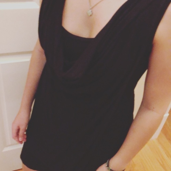 LAmade Faux Wrap Dress Black Small - Picture 6 of 8